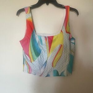 Colorful Abstract Women's Top